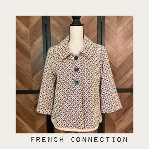 FRENCH CONNECTION UK - Vintage Herringbone Blazer